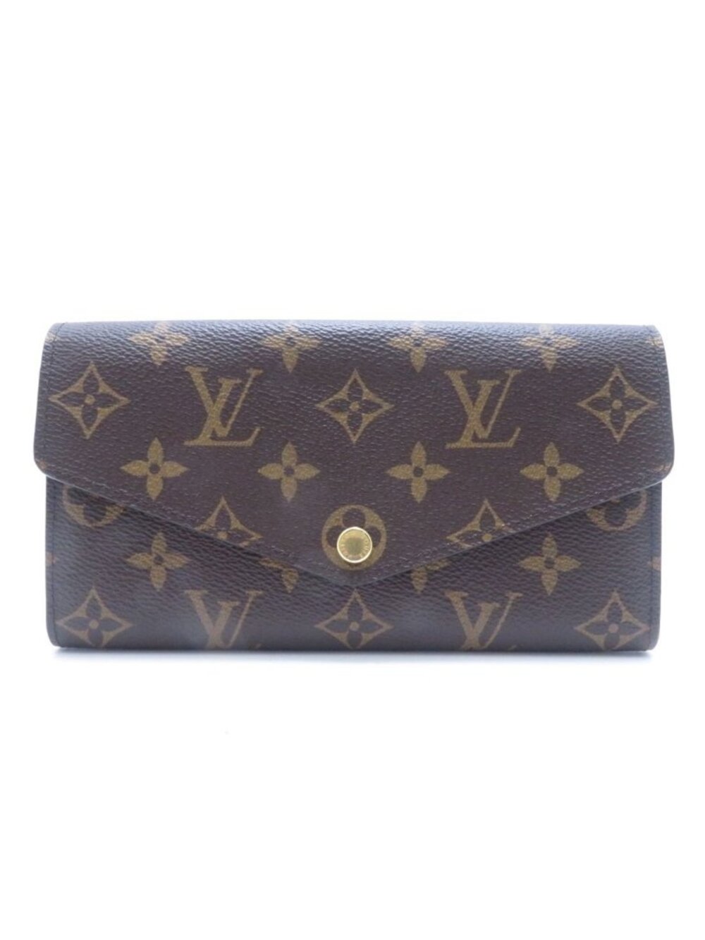 Louis Vuitton Portefeuille Sarah Monogram Fuchsia Bifold Wallet Canvas